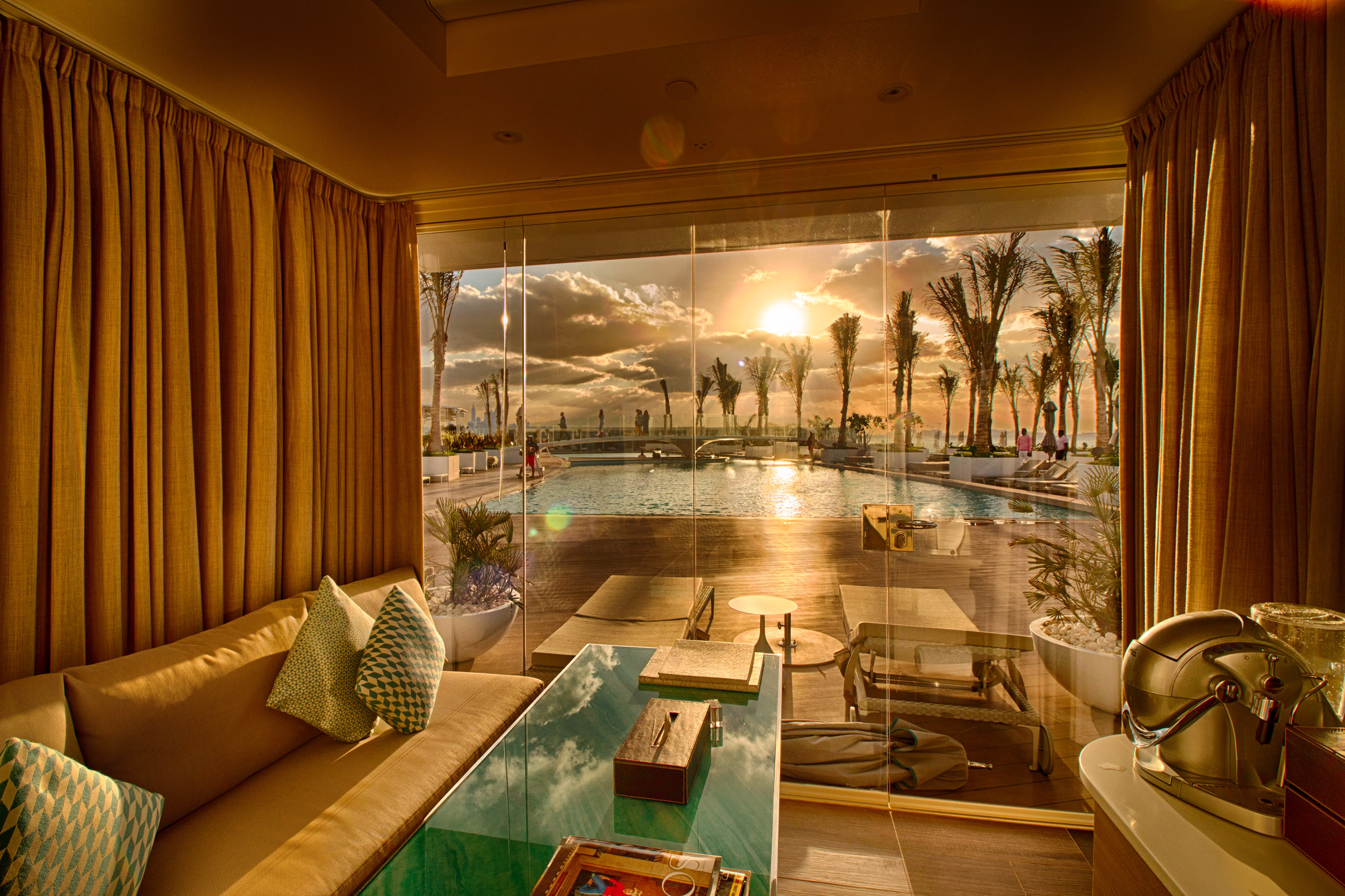 Burj Al Arab Beach Club - Interior and Architecture Photography