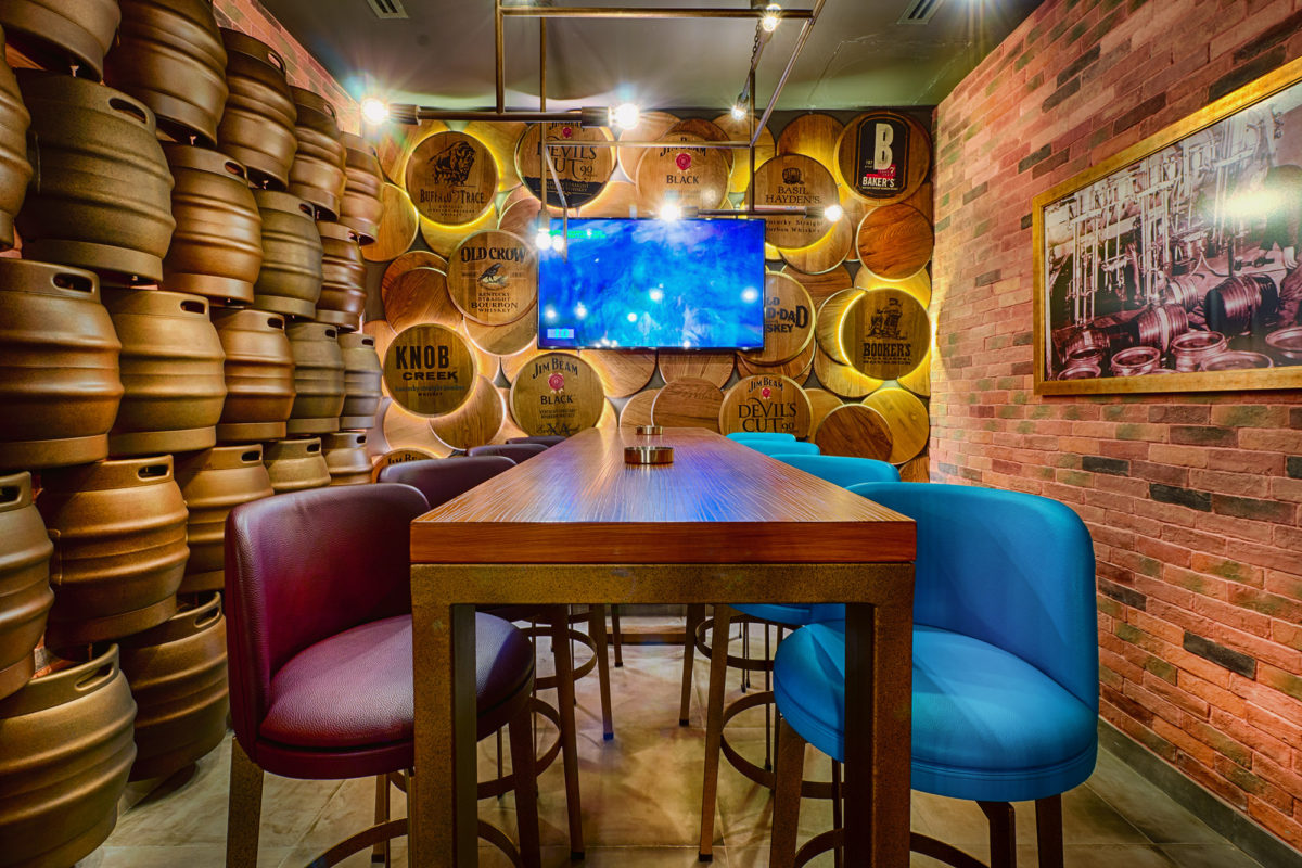 Huddle Sports Bar - Interior Design Photography - Navin Khianey Creative Productions